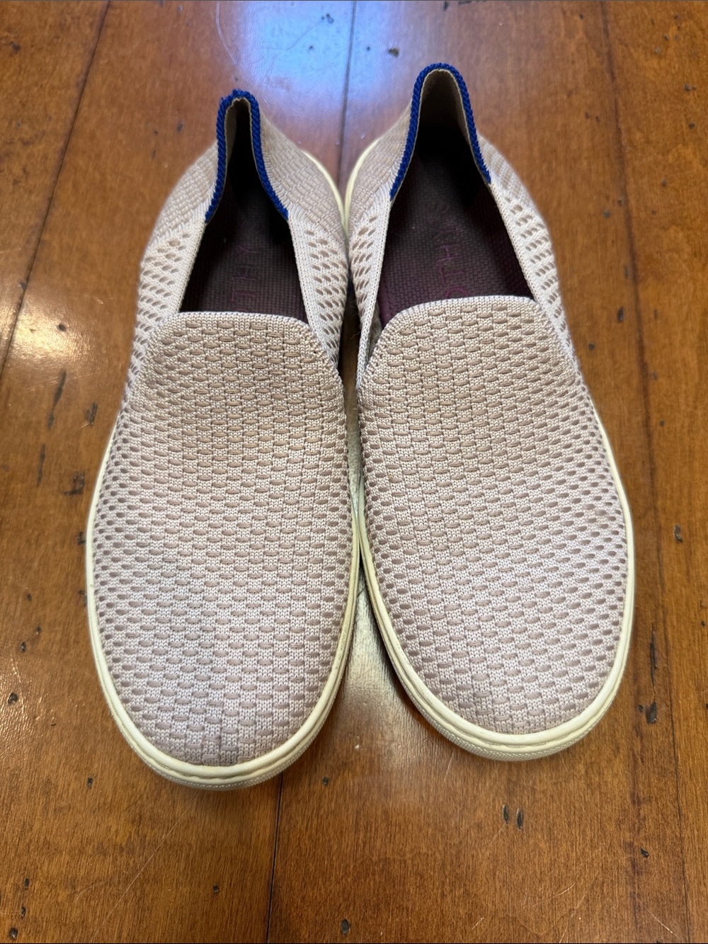 Women’s Rothy  Slip-On Knit Casual Shoes in “mauve” (light purple imo)
